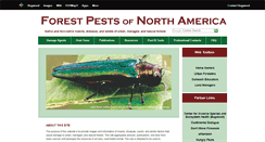 Desktop Screenshot of forestpests.org