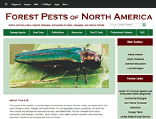 Tablet Screenshot of forestpests.org